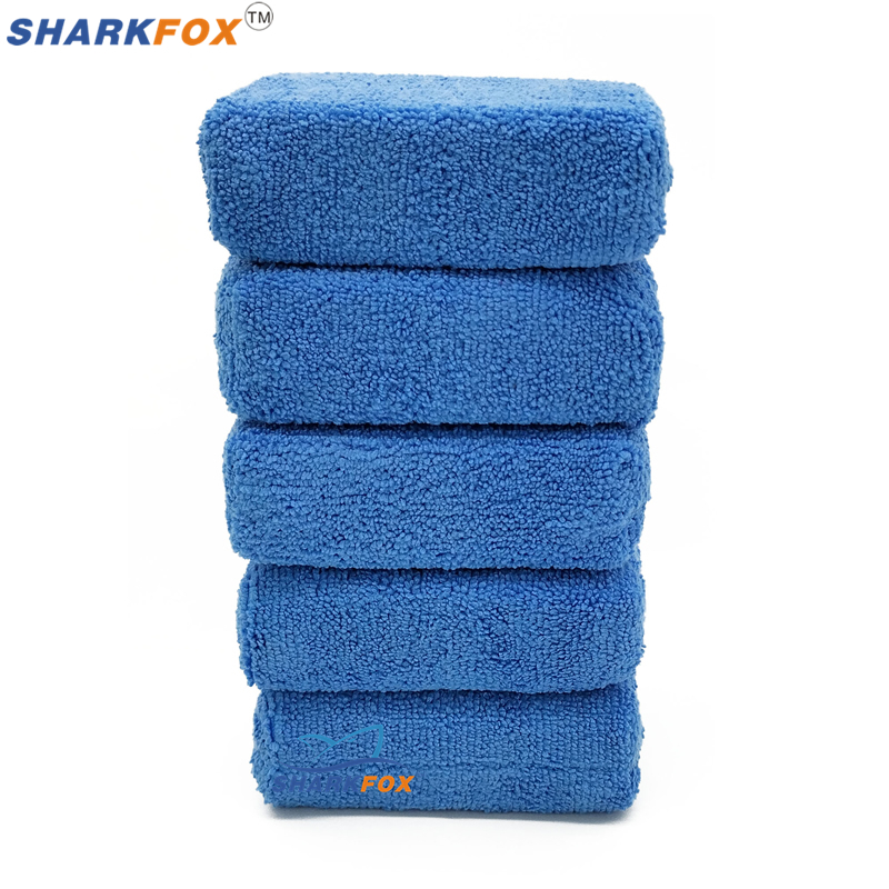 Car Wax Polishing Pad - Sharkfox 5 Pz/lotto Applicatori Rettangolari In