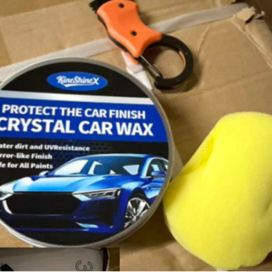 Car Wax Polishing Pad - Cera di Carnauba per Lucidatura Auto