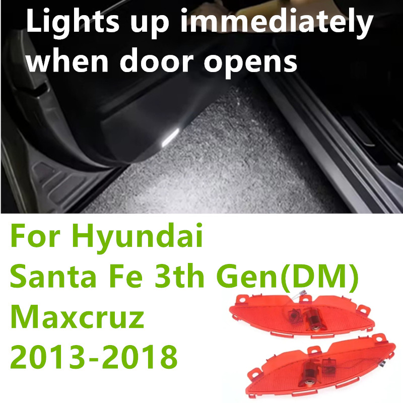 Car Accessories Xmas - 2 Pezzi Luce di Benvenuto LED