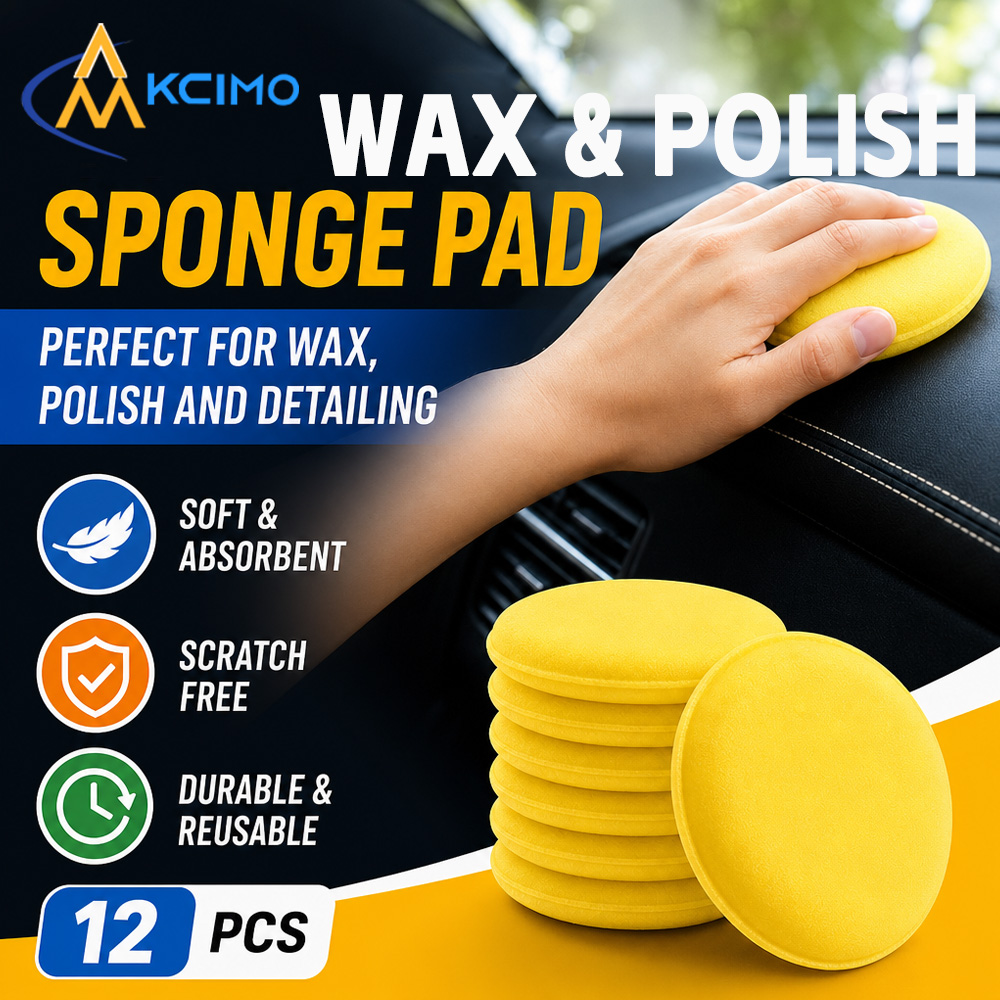 Car Wax Polishing Pad - Kit da 12 pezzi di tamponi
