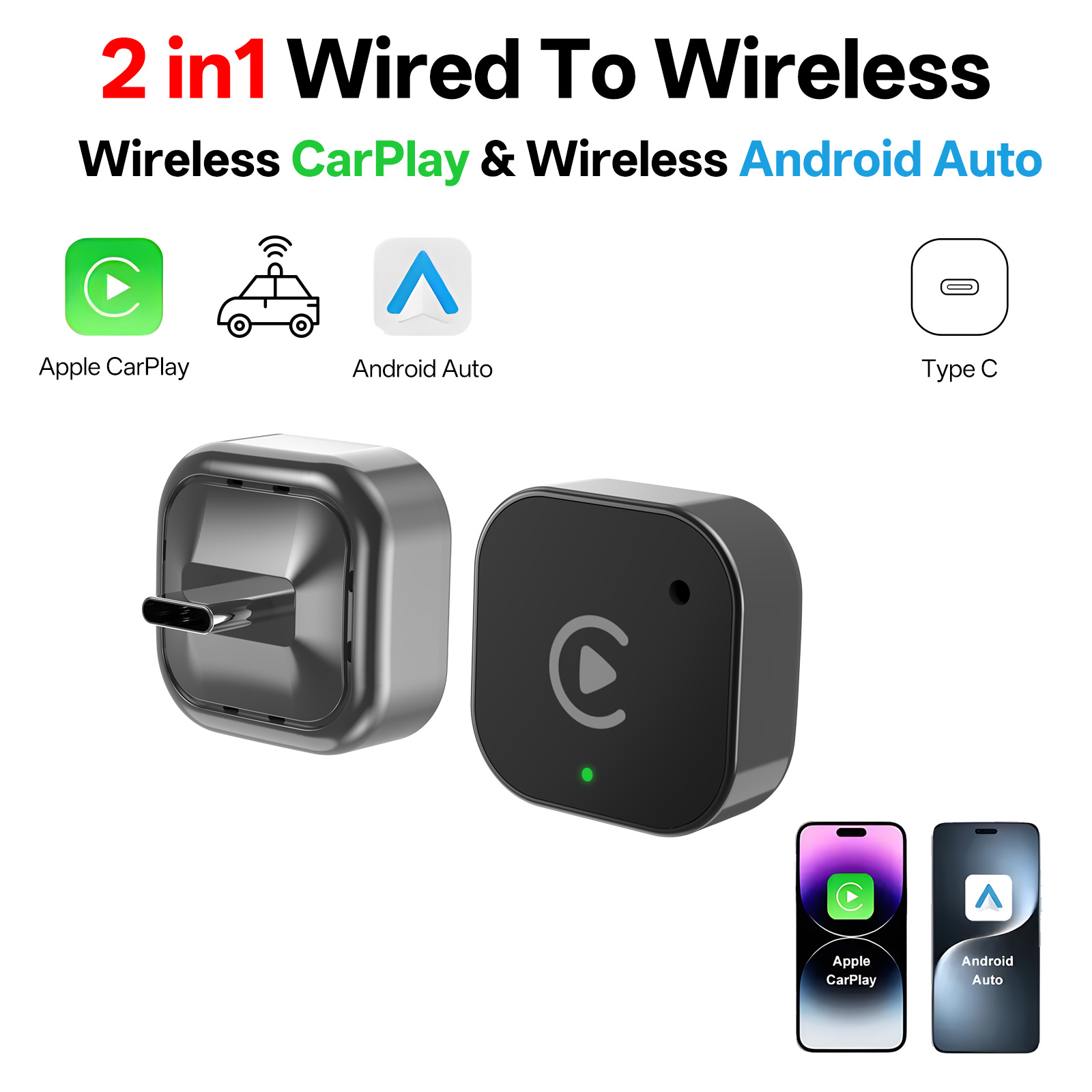 Car Accessories Youtube - Adattatore CarPlay Wireless 2026 di Ultima