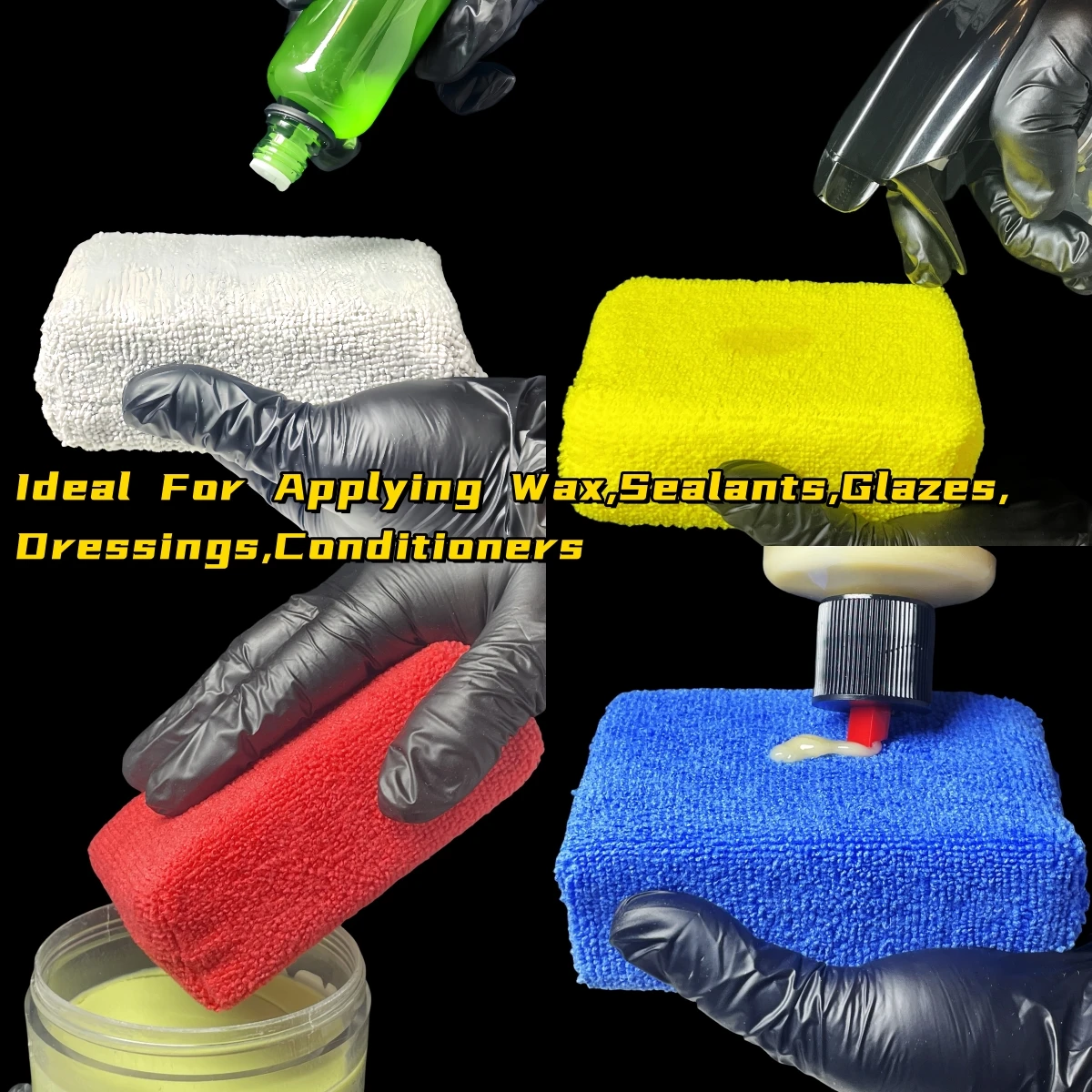 8 pezzi di tamponi applicatori - Car Wax Polishing Pad recensione e prezzo