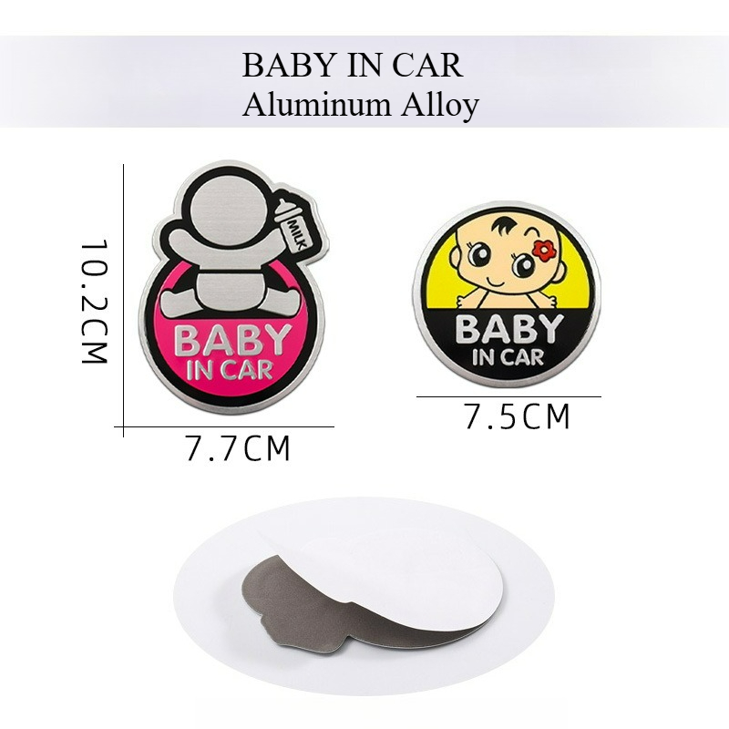 Adesivi per auto in lega di al - Car Accessories For Baby recensione e prezzo