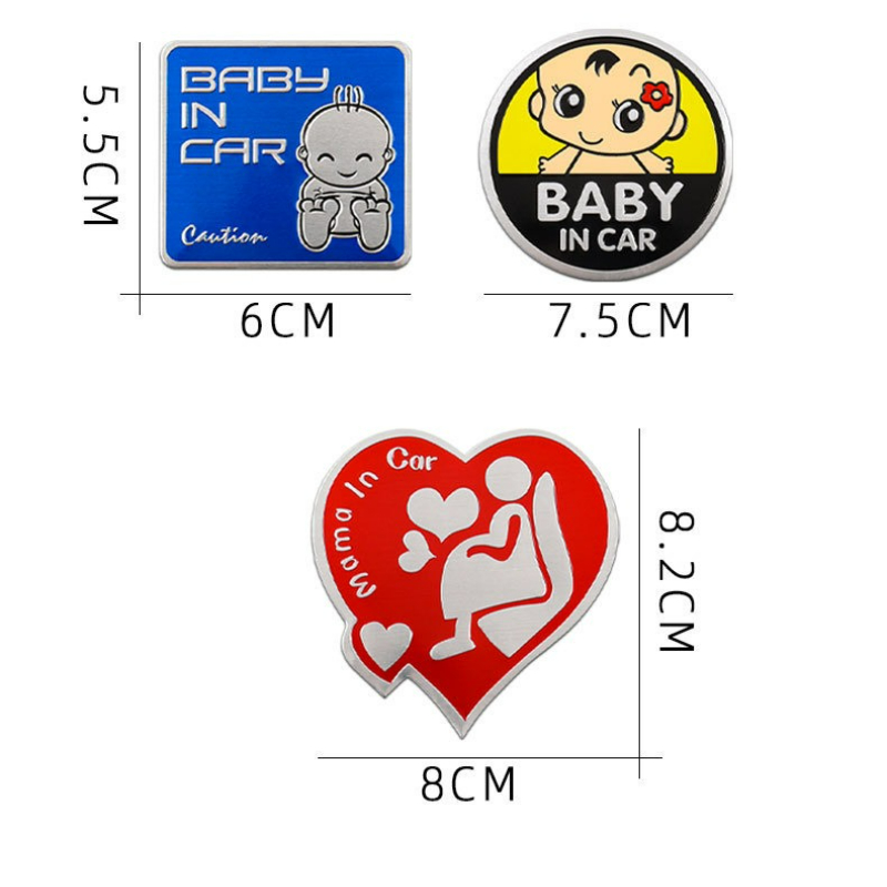 Adesivi per auto in lega di al - Car Accessories For Baby recensione e prezzo