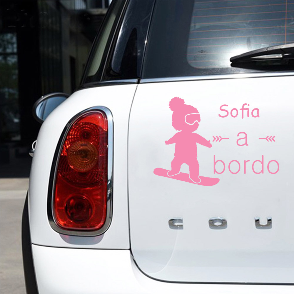 1pc vinile bambino a bordo col - Car Accessories For Baby recensione e prezzo