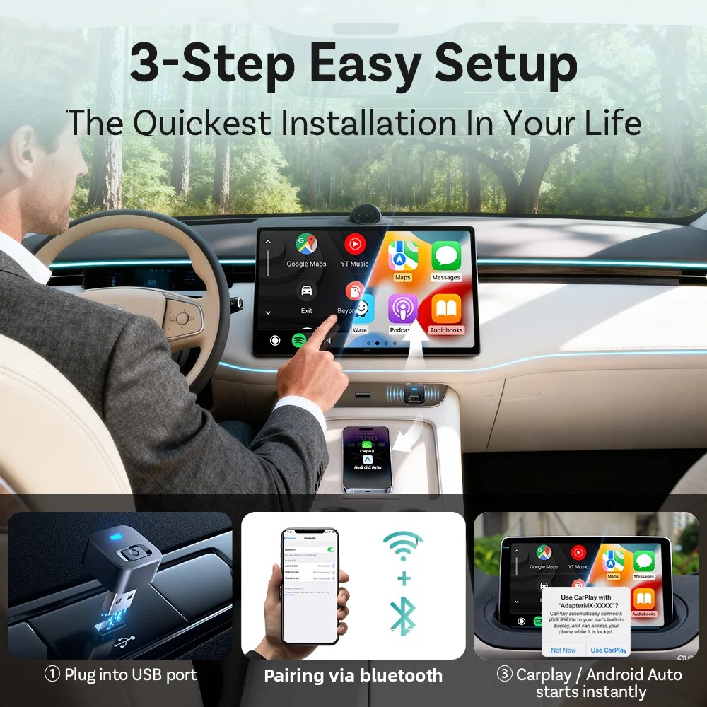 OTTOCAST Mini Dot Wireless Car - Car Accessories Youtube recensione e prezzo