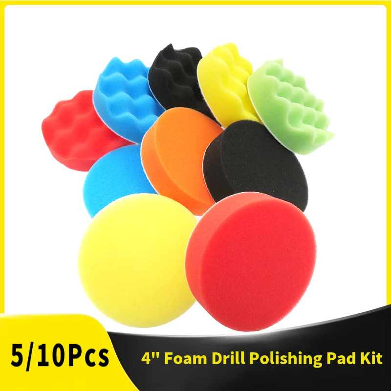 5/10 pezzi 4 pollici tampone p - Car Wax Polishing Pad recensione e prezzo
