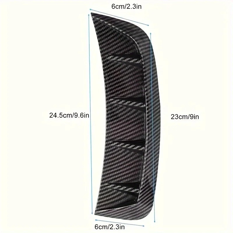2 Pezzi Adesivi Neri in Fibra  - Car Accessories You Need recensione e prezzo